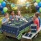 Seattle Seahawks NFL Party Supply Kit, 64-Piece Game Day Tableware & Decorations Set